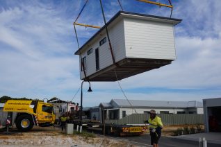 Jurien Bay Module Being Craned