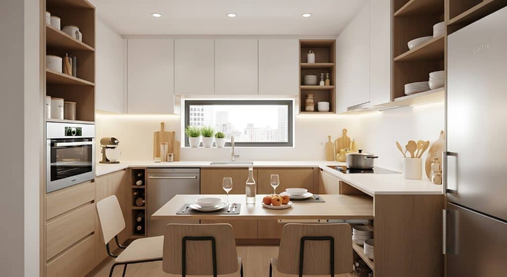 features for a modular kitchen 