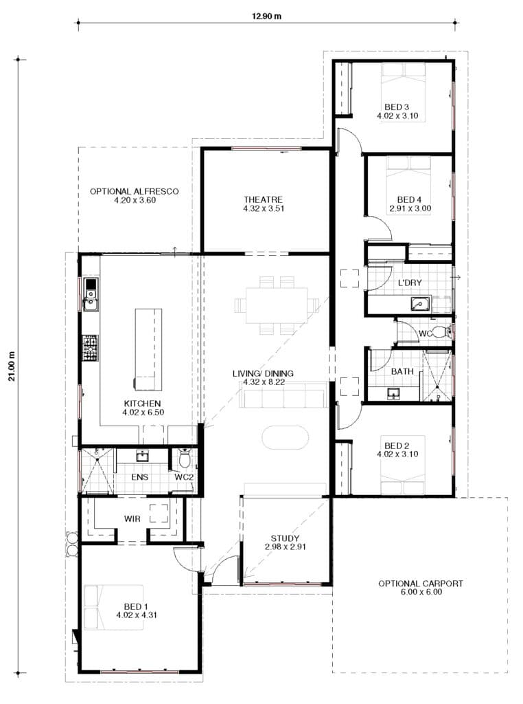 E4 NAPIER Floorplan Img Only crop NAPIER 4 E4 NAPIER Floorplan Img Only crop NAPIER 3